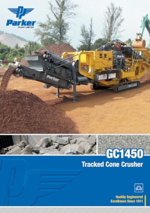 Установки для переробки щебеню Parker GC1450