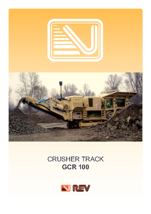 Установки для переробки щебеню REV GCR 100
