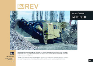 Установки для переробки щебеню REV GCR 13.10