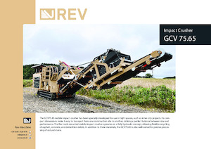 Установки для переробки щебеню REV GCV 75.65