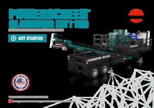 Установки для переробки щебеню Powerscreen Gladiator MT1150