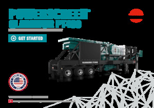 Установки для переробки щебеню Powerscreen Gladiator PT400
