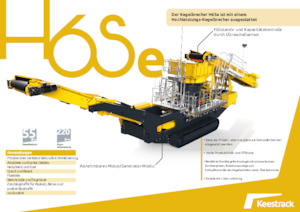 Установки для переробки щебеню Keestrack H6Se