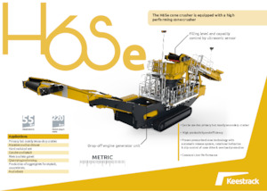 Установки для переробки щебеню Keestrack H6Se