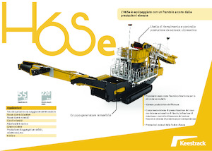 Установки для переробки щебеню Keestrack H6Se