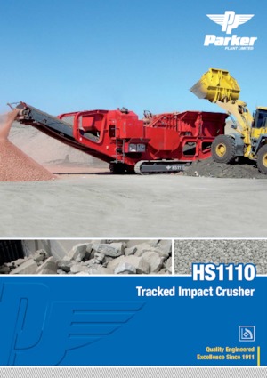 Установки для переробки щебеню Parker HS1110