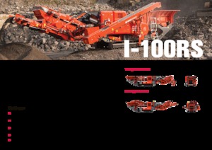 Установки для переробки щебеню Terex-Finlay I 100 RS