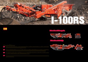 Установки для переробки щебеню Terex-Finlay I 100 RS