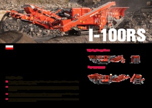 Установки для переробки щебеню Terex-Finlay I 100 RS