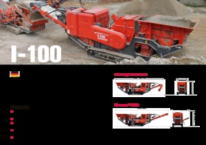 Установки для переробки щебеню Terex-Finlay I 100