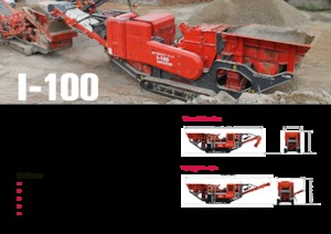 Установки для переробки щебеню Terex-Finlay I 100