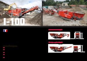 Установки для переробки щебеню Terex-Finlay I 100