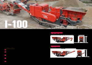 Установки для переробки щебеню Terex-Finlay I 100