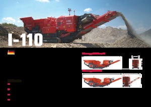 Установки для переробки щебеню Terex-Finlay I 110