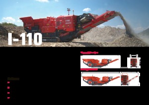 Установки для переробки щебеню Terex-Finlay I 110