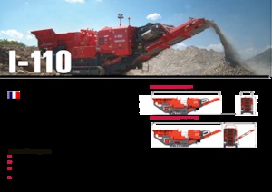 Установки для переробки щебеню Terex-Finlay I 110