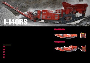 Установки для переробки щебеню Terex-Finlay I 140 RS