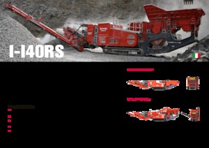 Установки для переробки щебеню Terex-Finlay I 140 RS