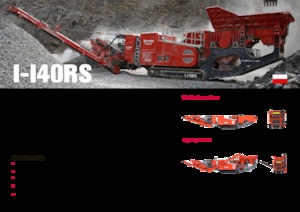 Установки для переробки щебеню Terex-Finlay I 140 RS