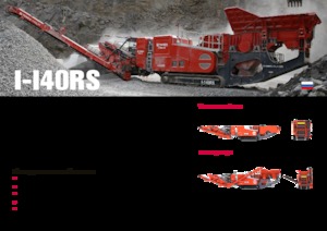 Установки для переробки щебеню Terex-Finlay I 140 RS