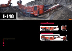 Установки для переробки щебеню Terex-Finlay I 140