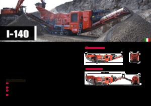 Установки для переробки щебеню Terex-Finlay I 140