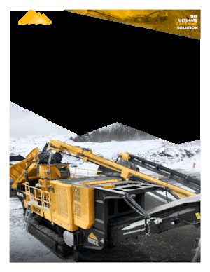 Установки для переробки щебеню IROCK  ITC-300