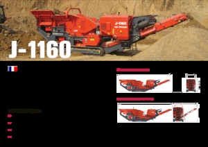 Установки для переробки щебеню Terex-Finlay J 1160