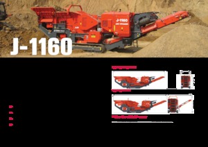 Установки для переробки щебеню Terex-Finlay J 1160