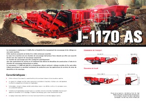 Установки для переробки щебеню Terex-Finlay J 1170 AS