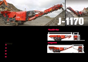 Установки для переробки щебеню Terex-Finlay J 1170
