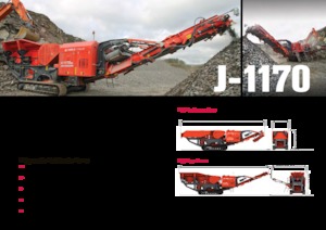 Установки для переробки щебеню Terex-Finlay J 1170