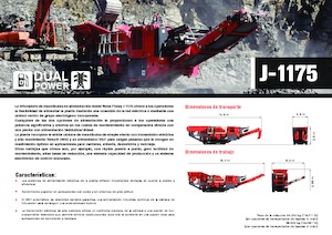 Установки для переробки щебеню Terex-Finlay J 1175 Hybrid