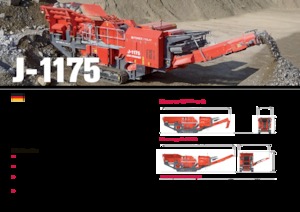Установки для переробки щебеню Terex-Finlay J 1175