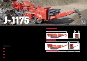 Установки для переробки щебеню Terex-Finlay J 1175