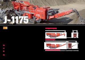 Установки для переробки щебеню Terex-Finlay J 1175