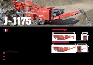 Установки для переробки щебеню Terex-Finlay J 1175