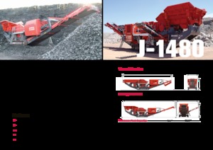 Установки для переробки щебеню Terex-Finlay J 1480