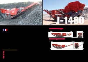 Установки для переробки щебеню Terex-Finlay J 1480