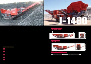 Установки для переробки щебеню Terex-Finlay J 1480