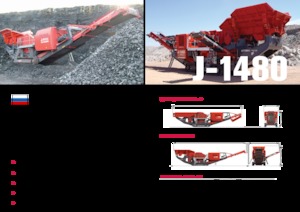 Установки для переробки щебеню Terex-Finlay J 1480