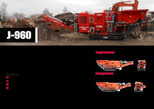 Установки для переробки щебеню Terex-Finlay J 960