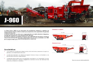 Установки для переробки щебеню Terex-Finlay J 960