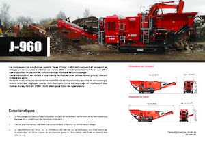Установки для переробки щебеню Terex-Finlay J 960