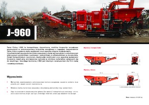 Установки для переробки щебеню Terex-Finlay J 960