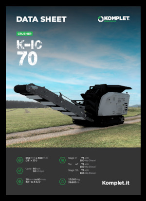 Установки для переробки щебеню Komplet K-IC 70