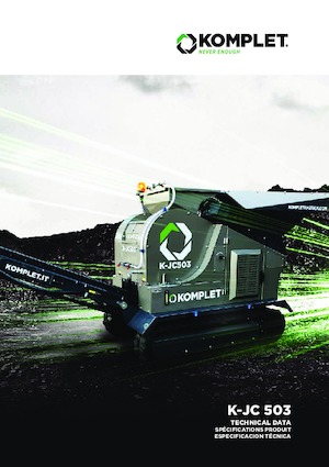 Установки для переробки щебеню Komplet K-JC 503