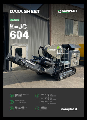 Установки для переробки щебеню Komplet K-JC 604