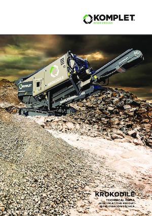 Установки для переробки щебеню Komplet KROKODILE