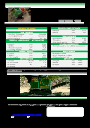 Установки для переробки щебеню Komplet LEM TRACK 4825 